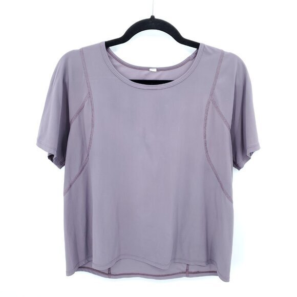 Lululemon Long Distance Short Sleeve Light Purple 10 - Picture 2 of 15